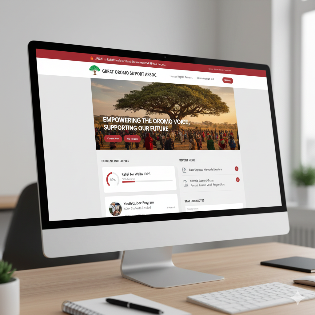 Great Oromo Support Association Website